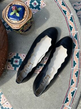 Jigsaw Black Leather - French Sole